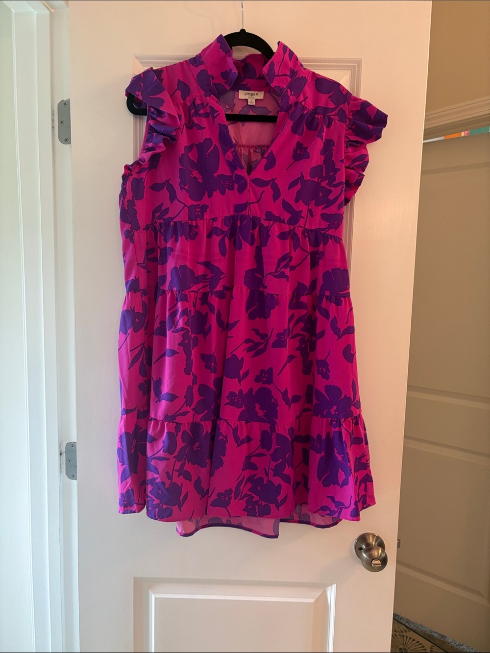 Umgee Pink and Purple Floral Sundress